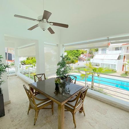 Blue Ocean Beachfront Villas & Apartments - Wifi, Pool, Bbq, Playa Los Corales Пунта Кана Екстериор снимка
