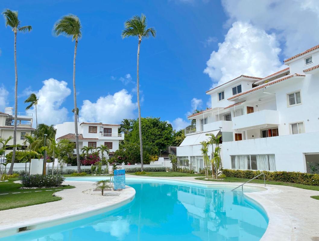 Blue Ocean Beachfront Villas & Apartments - Wifi, Pool, Bbq, Playa Los Corales Пунта Кана Екстериор снимка